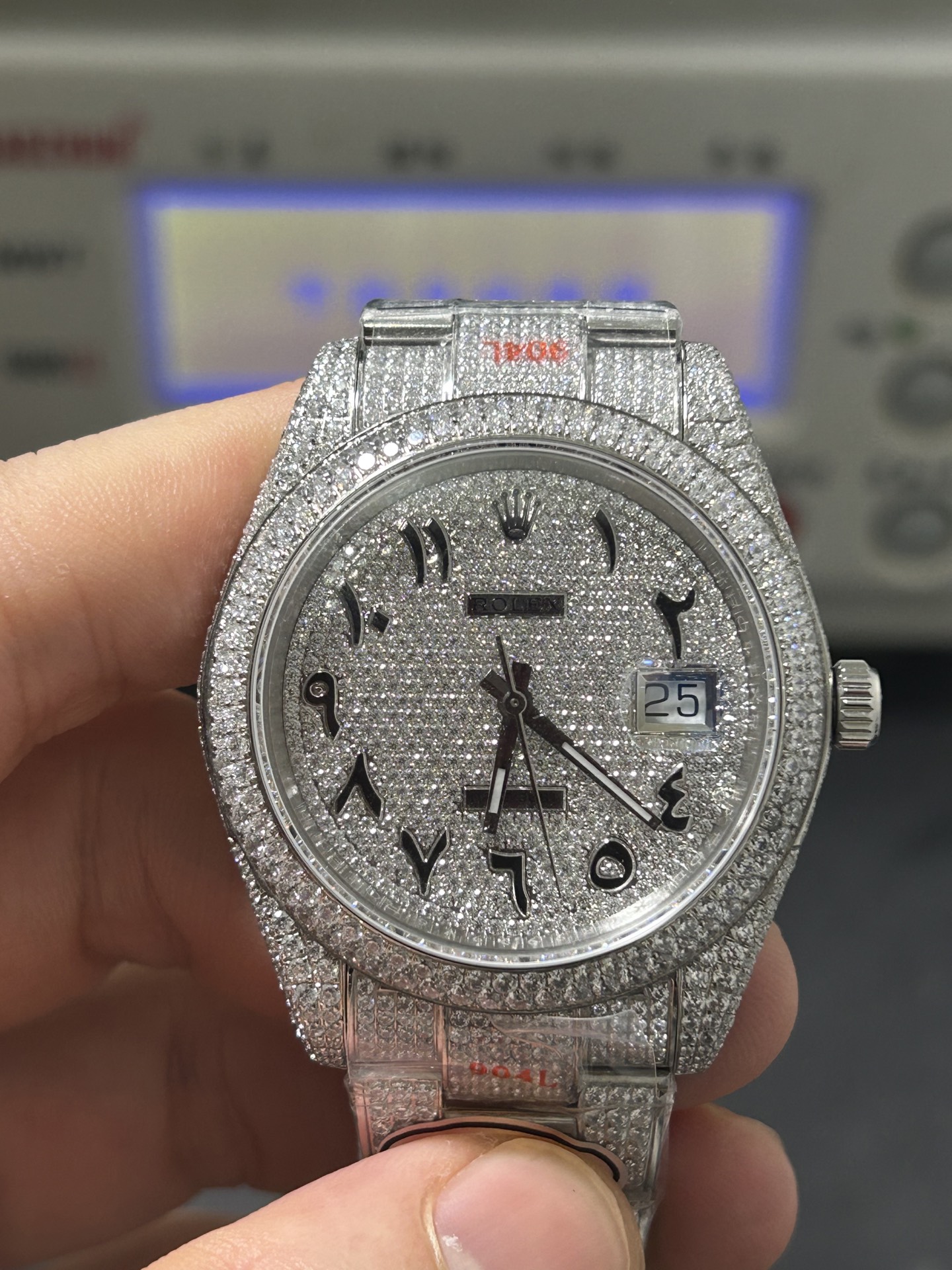 Replica Rolex Datejust JDF SS iced