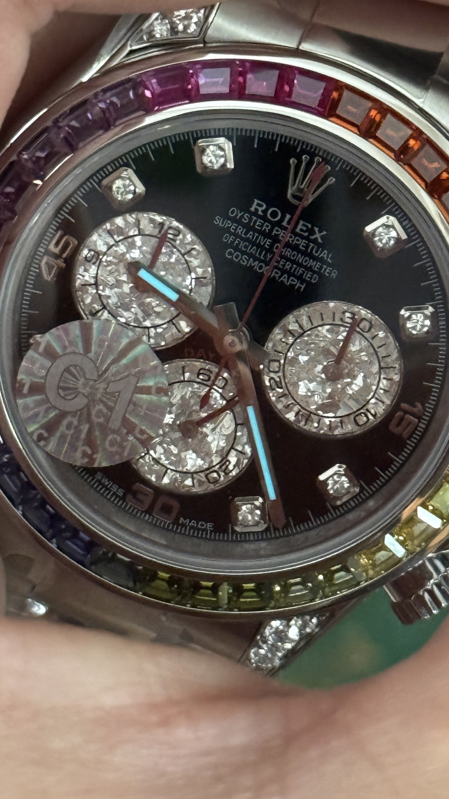 Replica Rolex Daytona Rainbow Ref.116599
