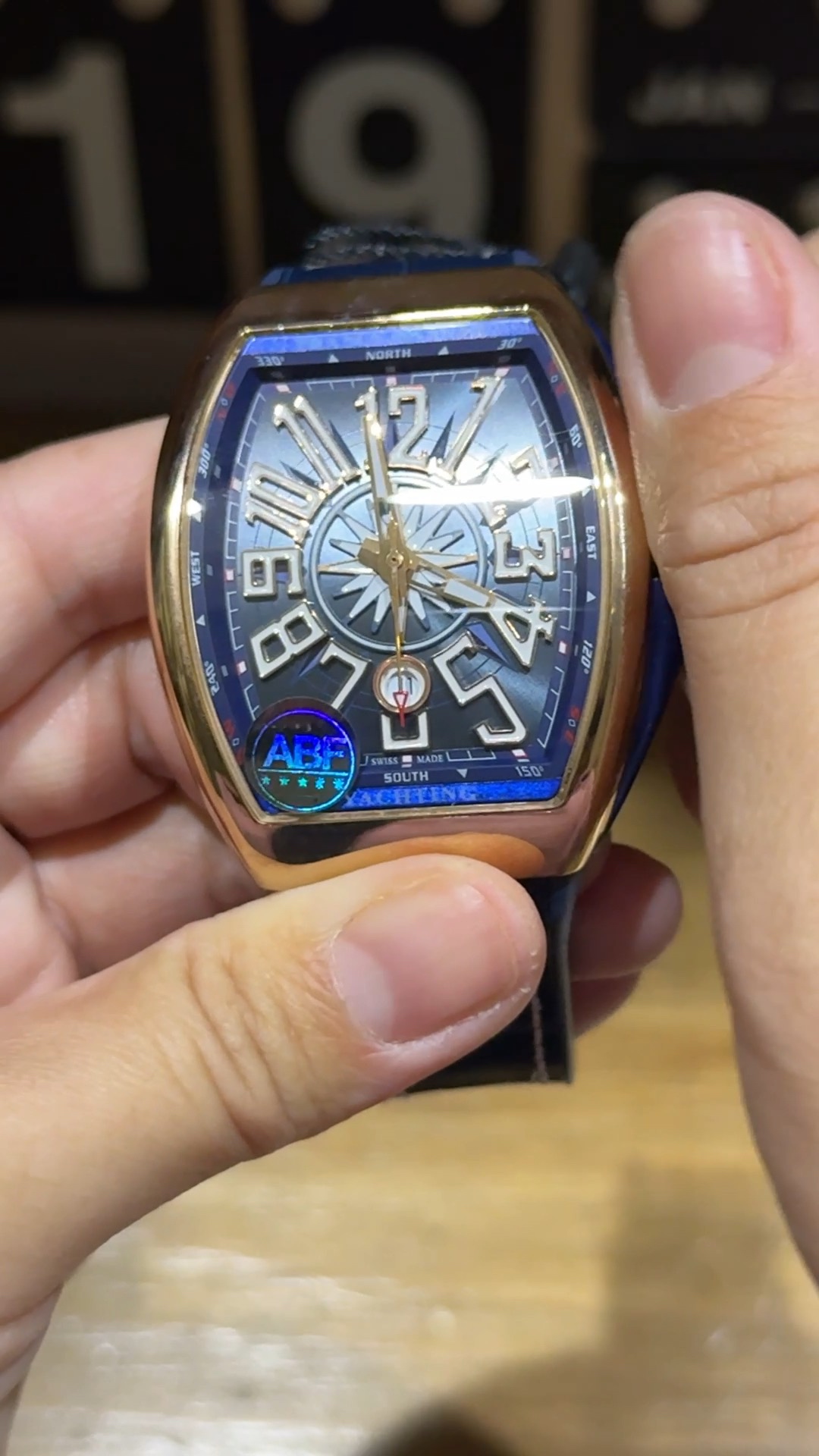 Replica Franck Muller Vanguard Yachting V 45 SC DT 5N BL