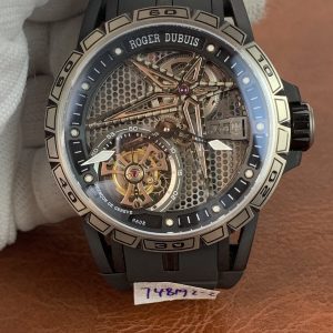 Replica Roger Dubuis Excalibur Spider Skeleton Flying Tourbillon 45mm RDDBEX0479