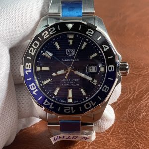 Replica Tag Heuer Aquaracer Calibre 7 GMT 43mm WAY201T.BA0927