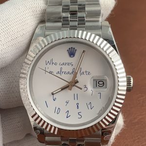 Replica Rolex Datejust 124300 41mm Mad Paris "Who Cares" Edition