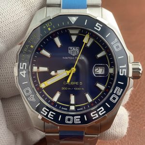 Replica Tag Heuer Aquaracer 300M Calibre 5 43mm Match Timer Shinji Kagawa WAY201H.BA0927